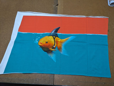Poisson requin panneaux 50cm x 75cm - CL DEFAUT