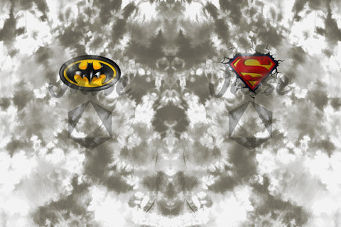 2 panneaux de super-héros
