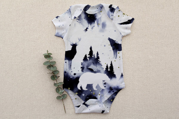 Aquarelle forêt