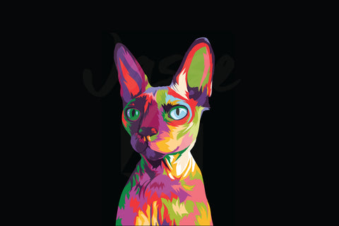 Chat - Panneau