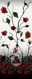 Rose en dentelle