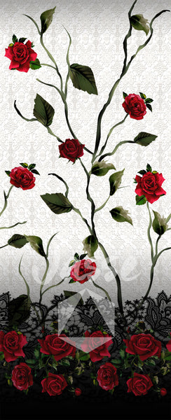 Rose en dentelle