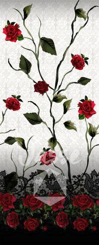 Rose en dentelle