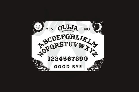 Ouija blanc - Panneau