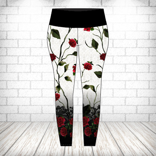 Rose en dentelle
